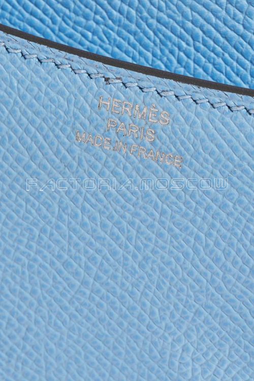 Hermès Constance 18 Epsom Blue Celeste PHW