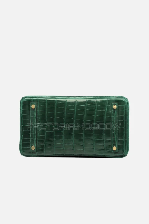 Hermes Birkin 30 Vert Émeraude/Cactus Niloticus Crocodile GHW
