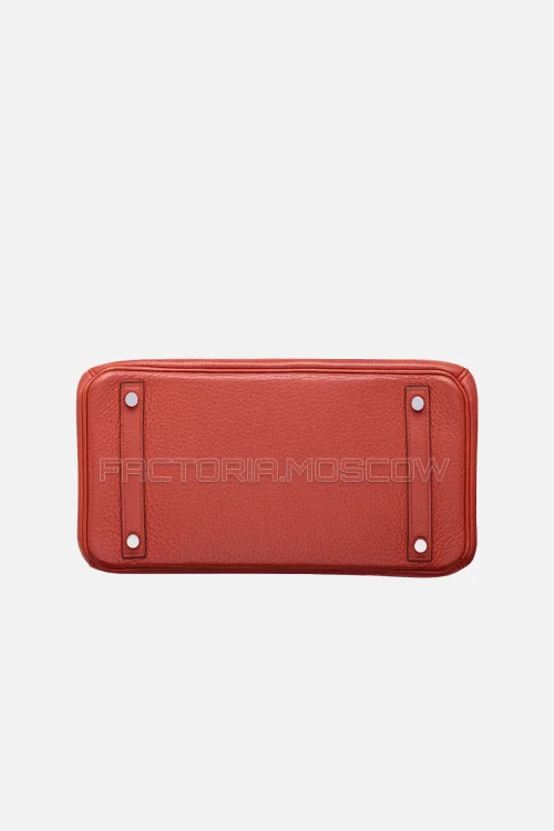 Hermes Birkin 30 Brique Clemence PHW