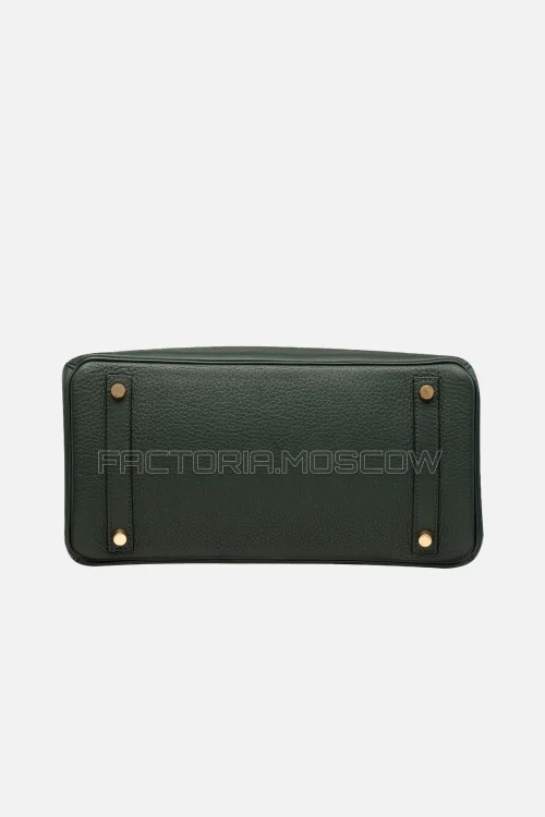 Hermes Birkin 30 Vert Fonce Clemence GHW