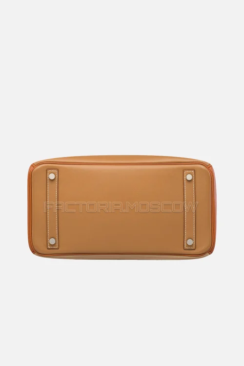 Hermes Birkin 30 Swift Tabac Camel, Argile, Gold PHW