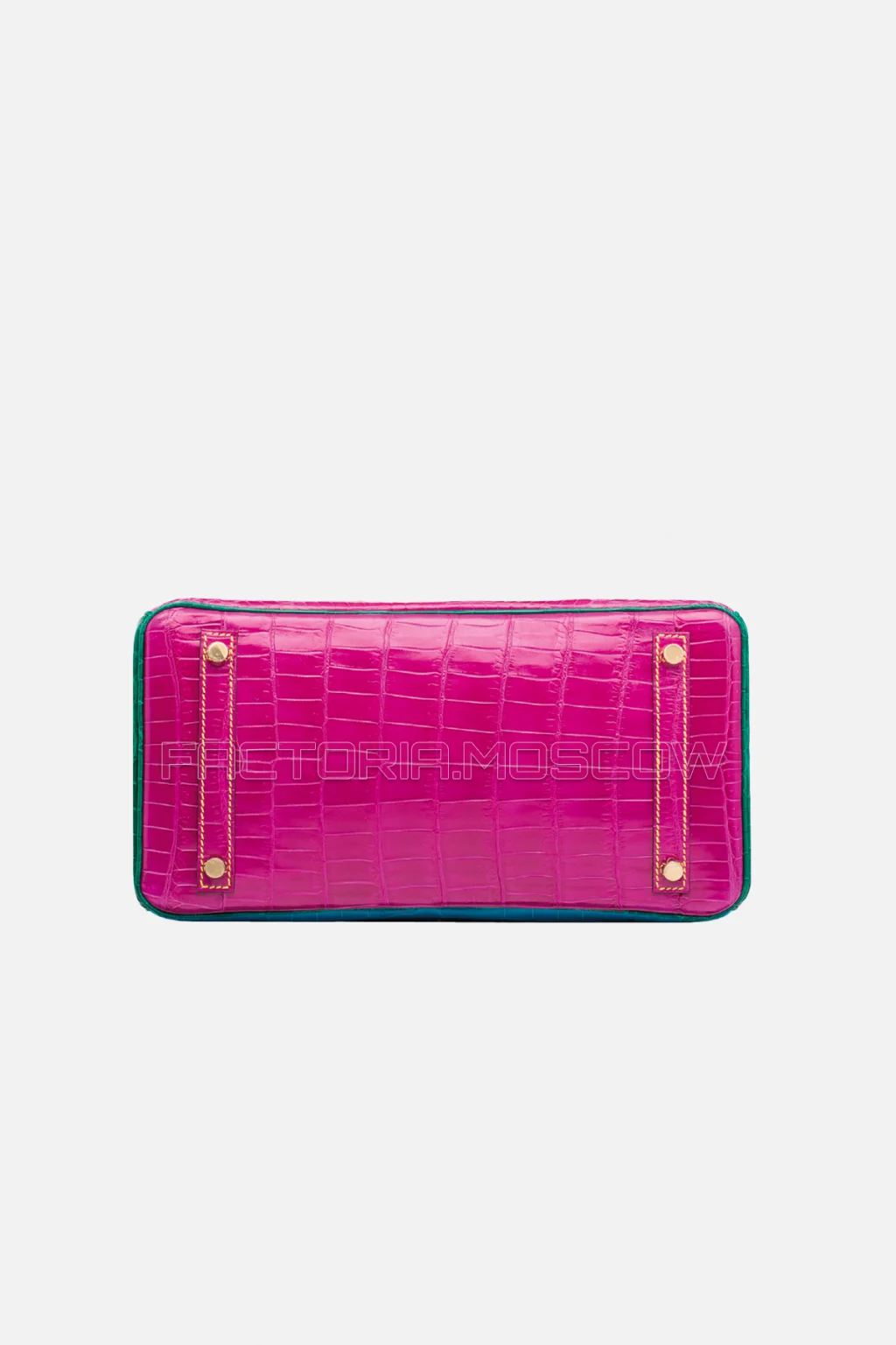 Hermes Birkin 30 Shiny Rose Scheherazade, Vert Emeraude, Bleu Izmir Niloticus Crocodile With Brushed GHW