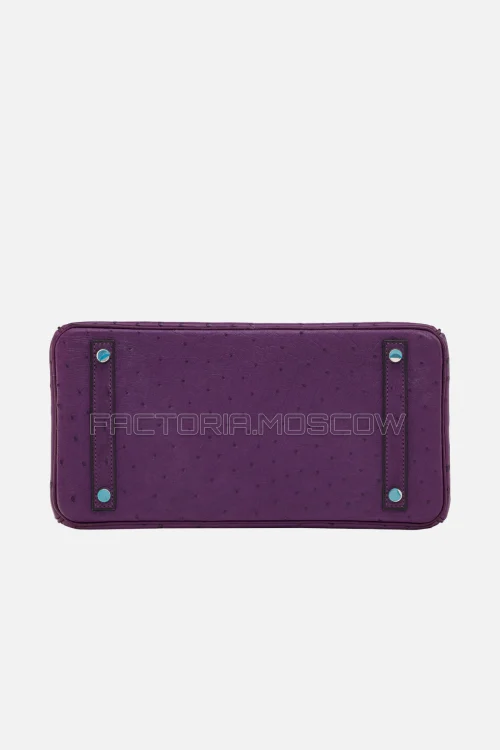 Hermes Birkin 30 Violet Ostrich PHW