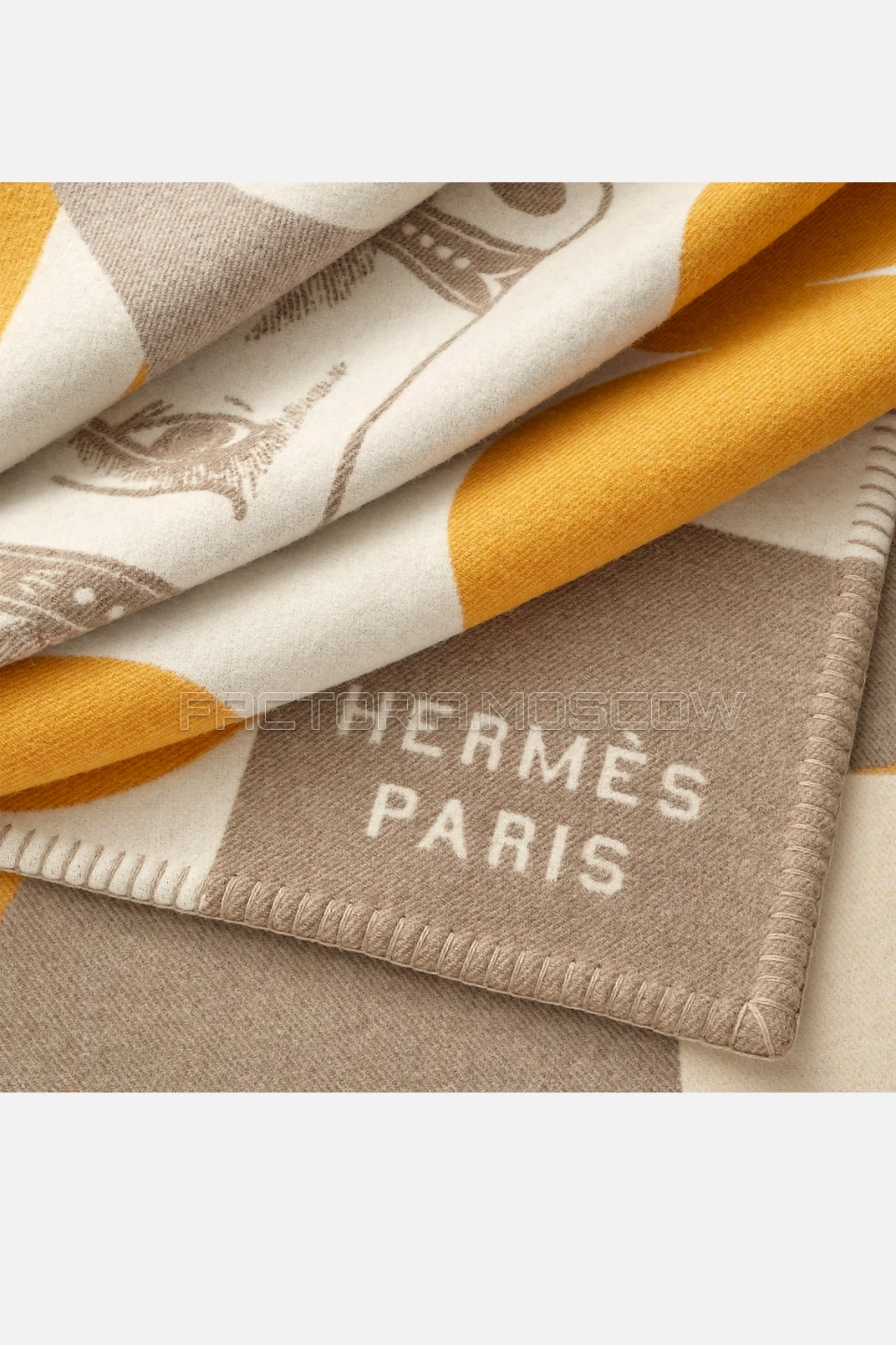 Hermes Cheval Joker blanket Colour Ambre