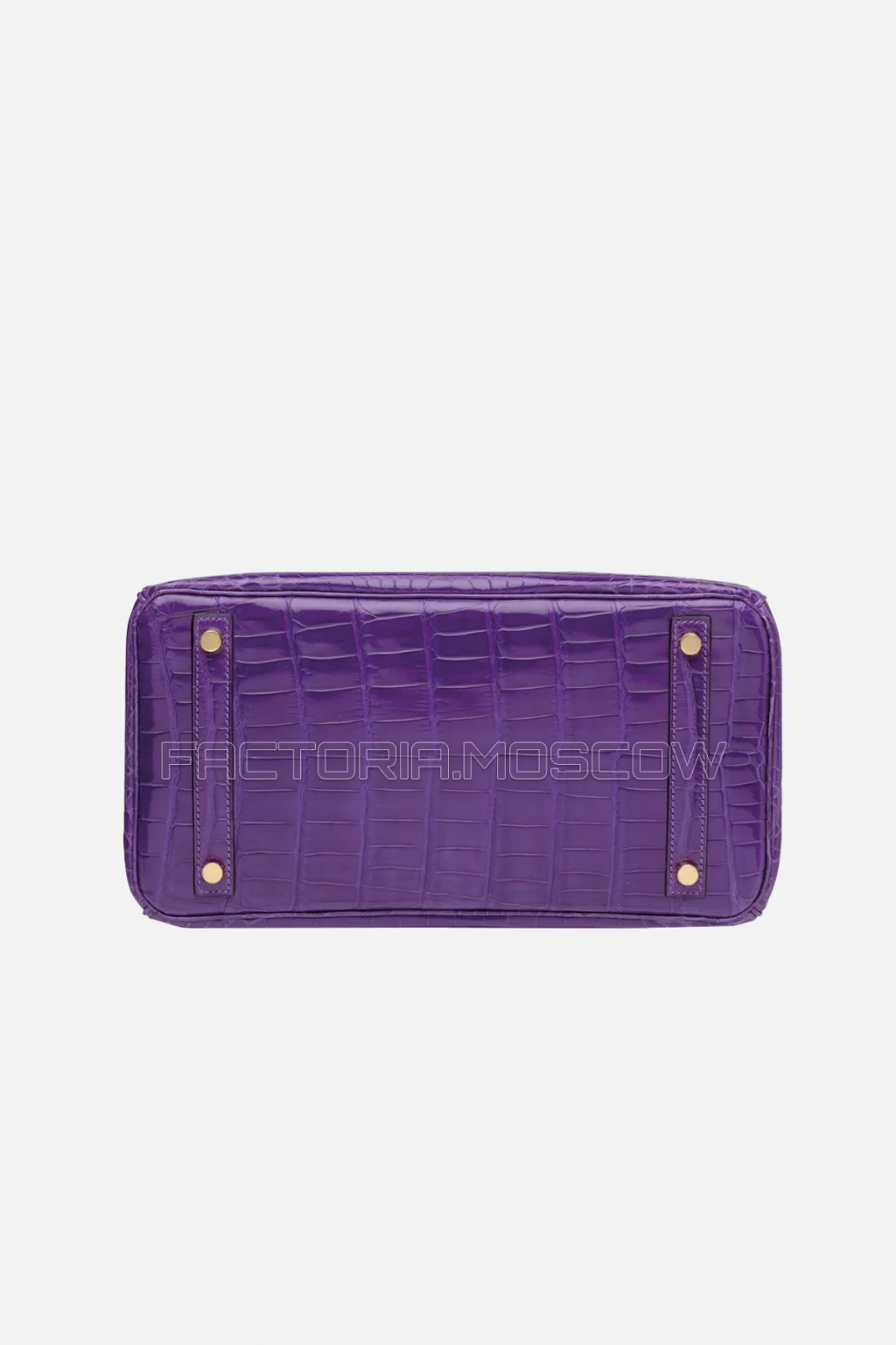 Hermes Birkin 30 Shiny Ultraviolet Niloticus Crocodile GHW