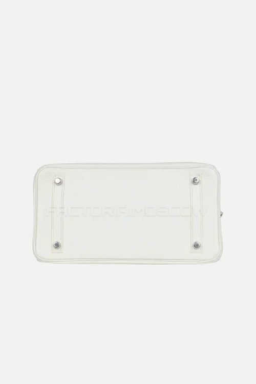Hermès Birkin 30 White Clemence PHW