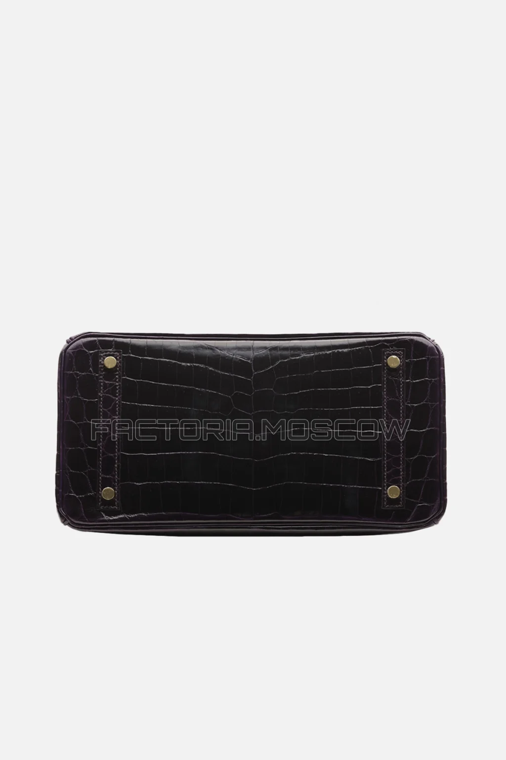 Hermes Birkin 30 Prunoir Shiny Niloticus Crocodile GHW