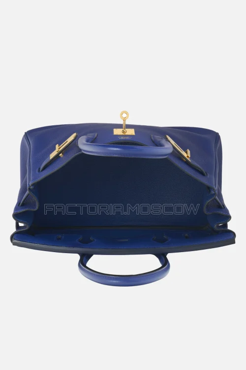 Hermes Birkin 30 Bleu Encre Evercolor GHW