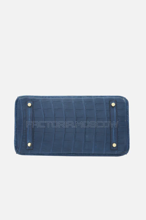 Hermes Birkin 30 Matte Bleu De Malte Alligator GHW