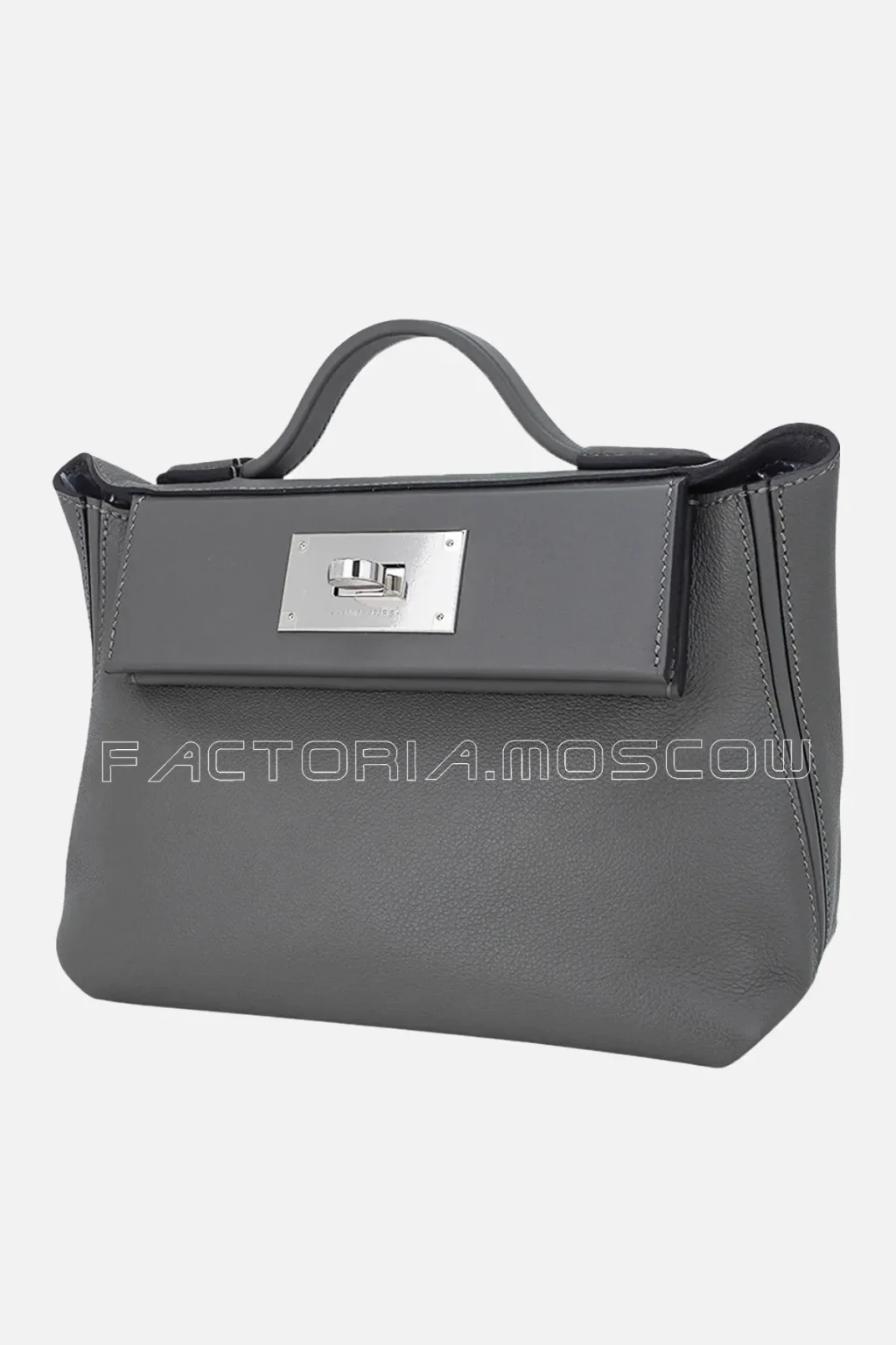Hermes 24/24 21 mini Bag Evercolor/Swift Gris Meyer PHW