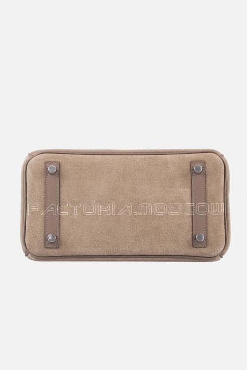 Hermes Birkin 25 Grizzly/Swift Etoupe PHW