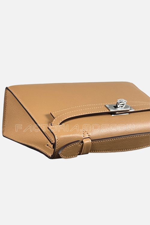 Hermes Kelly Pochette Swift Colour Beige De Weimar PHW