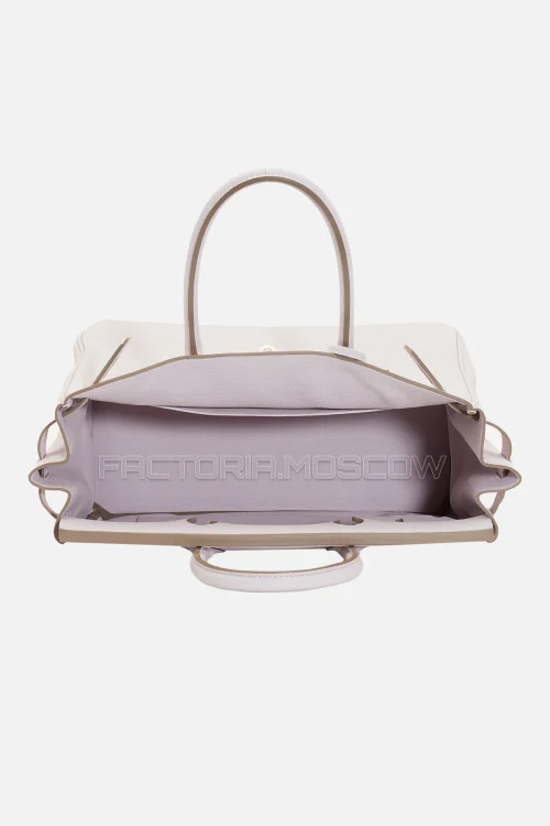 Hermes Birkin 30 Mauve Pale Clemence PHW