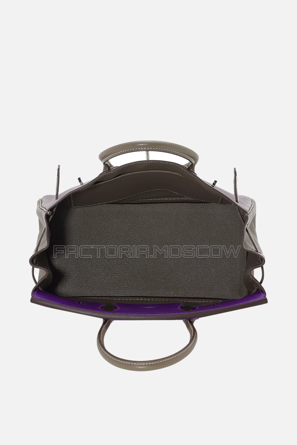 Hermes Birkin 30 Parme, Étoupe, Lilac Chevre PHW