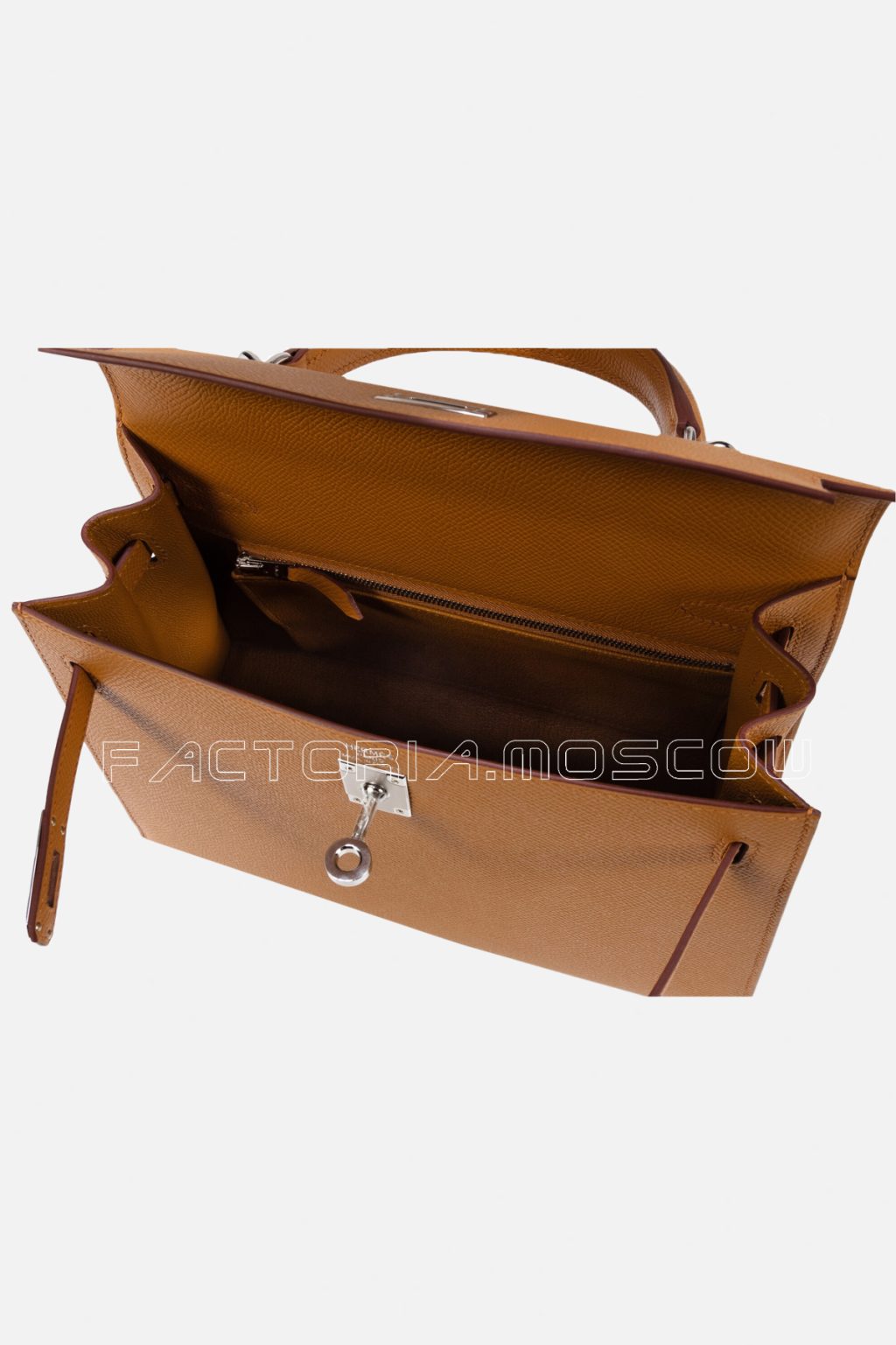 Hermès Kelly Sellier 25 Epsom Colour Sesame PHW