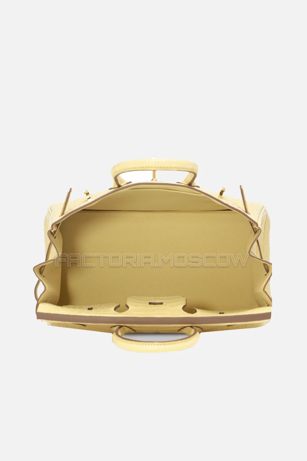 Hermes Birkin 25 Matte Vanille Alligator GHW