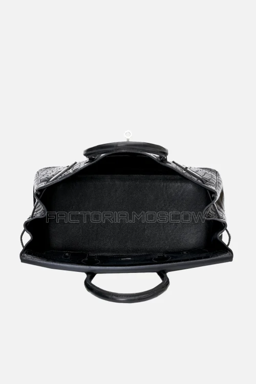Hermes Birkin 30 Matte Black Niloticus Crocodile PHW