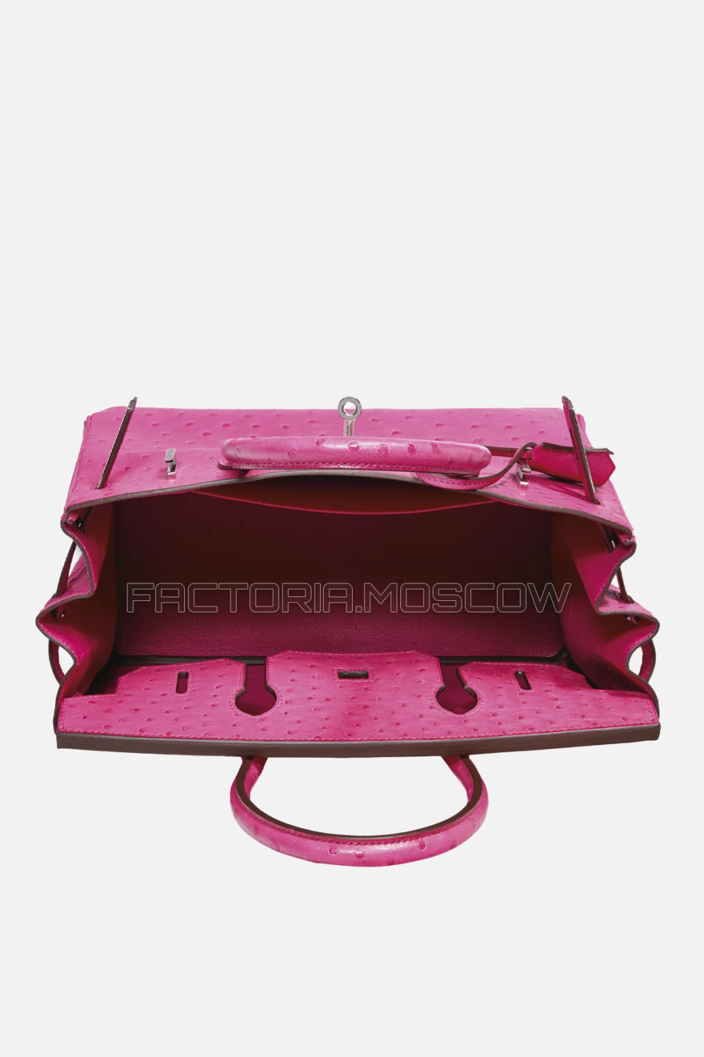 Hermes Birkin 30 Rose Tyrien Ostrich PHW