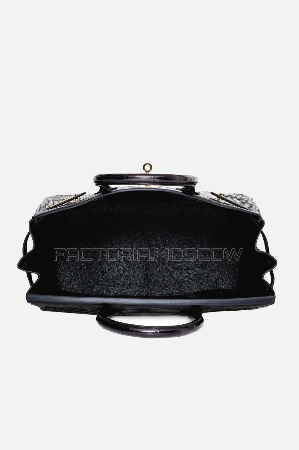 Hermes Birkin 30 Matte Black Porosus Crocodile GHW