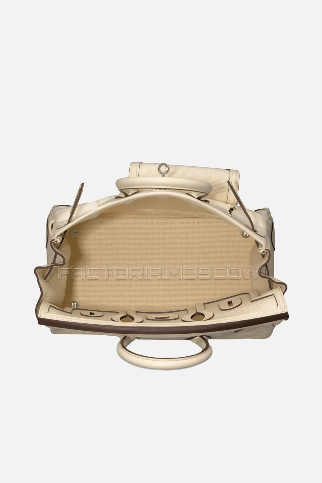 Hermes Birkin 25 Cargo Nata Canvas/Swift PHW