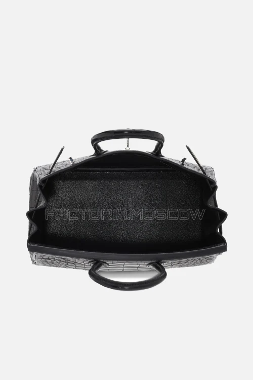 Hermes Birkin 25 Alligator Matte Black PHW