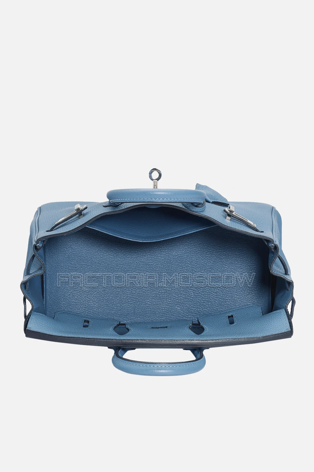 Hermes Birkin 25 Bleu Azur Togo PHW