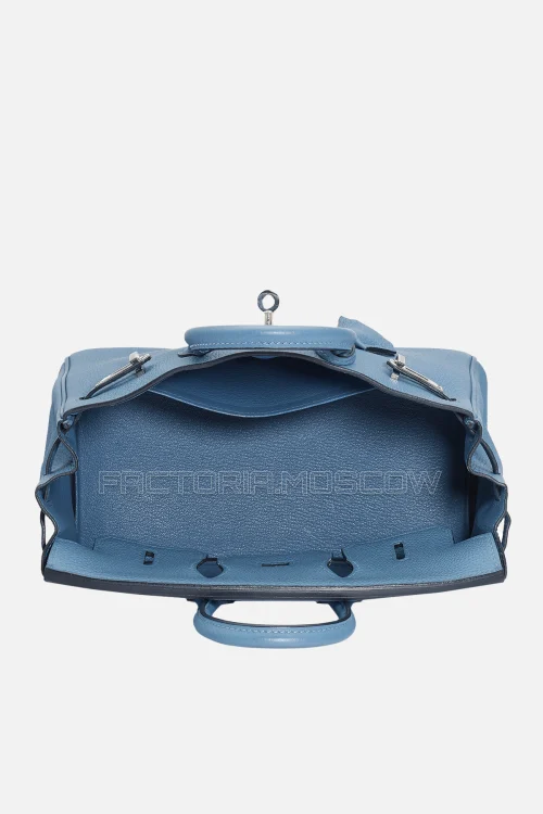 Hermes Birkin 25 Bleu Azur Togo PHW