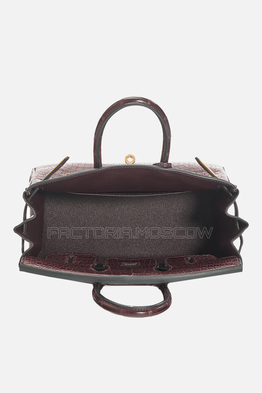 Hermes Birkin 25 Matte Rouge Sellier Porosus Crocodile GHW