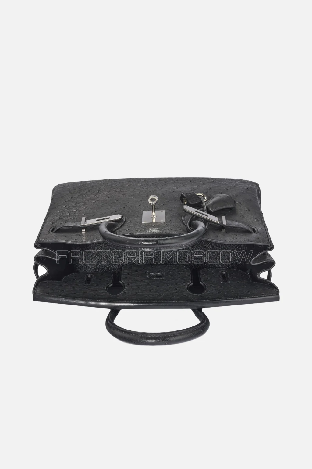 Hermes Birkin 30 Black Ostrich PHW