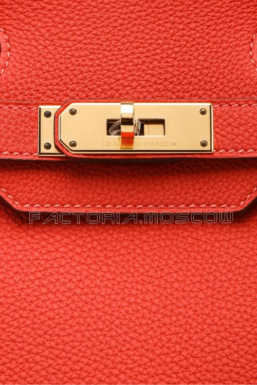 Hermes Birkin 30 Rouge Pivone Togo GHW