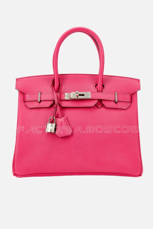 Hermes Birkin 30 Fuchsia Chèvre Mysore PHW