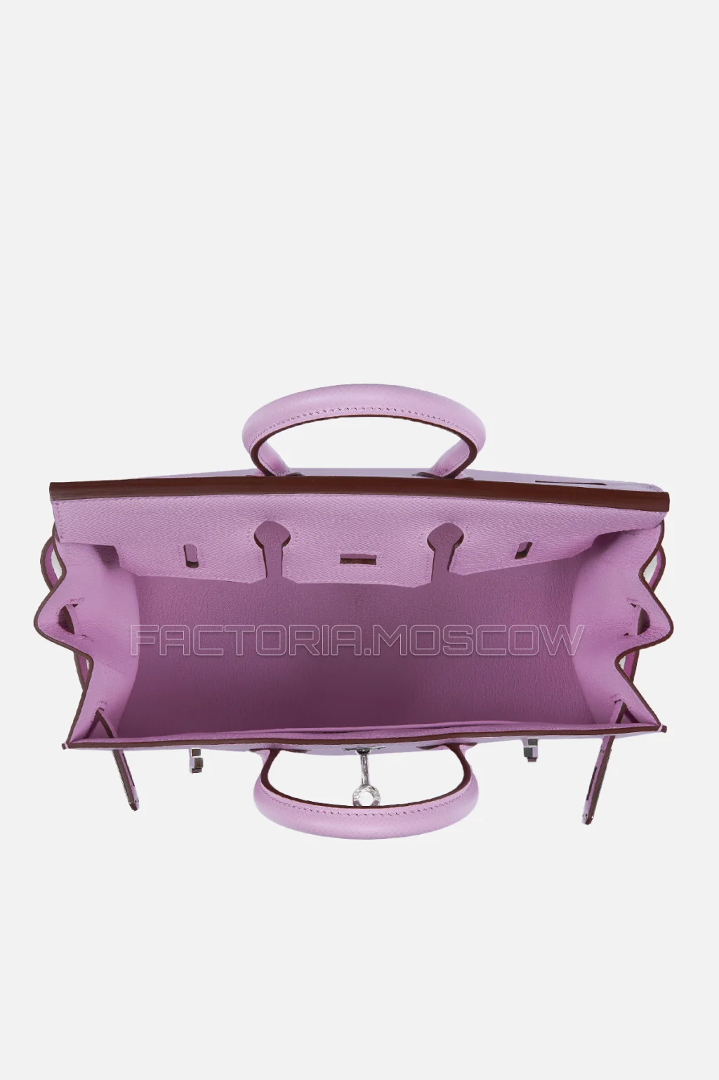 Hermes Birkin Sellier 25 Mauve Sylvestre Epsom PHW