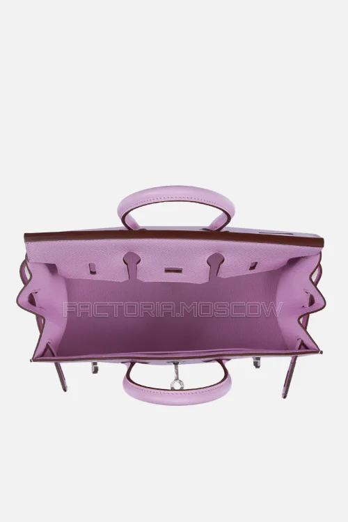 Hermes Birkin Sellier 25 Mauve Sylvestre Epsom PHW
