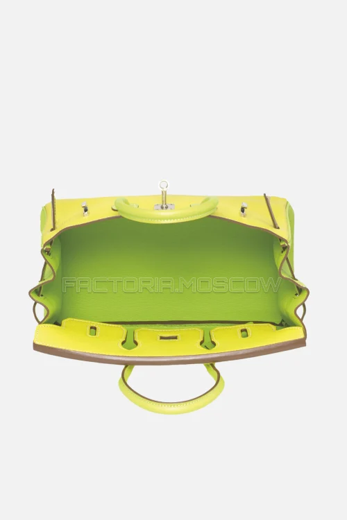 Hermes HSS Birkin 25 Chevre Lime/Kiwi PHW