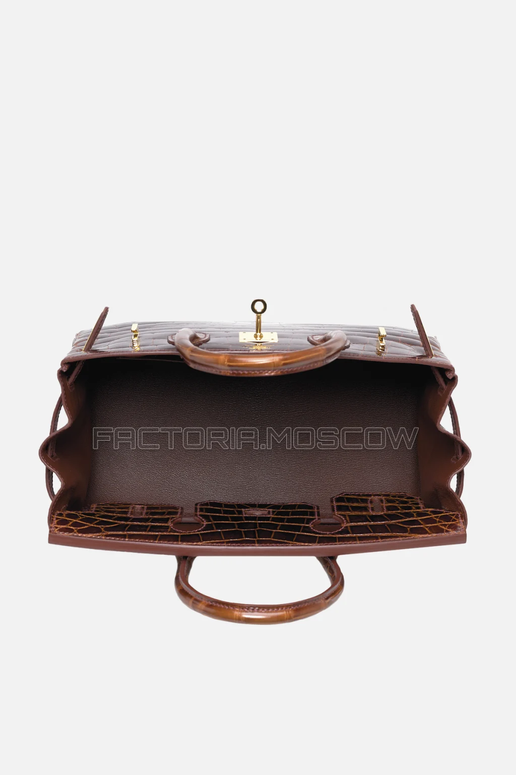Hermes Birkin 30 Shiny Miel Niloticus Crocodile GHW