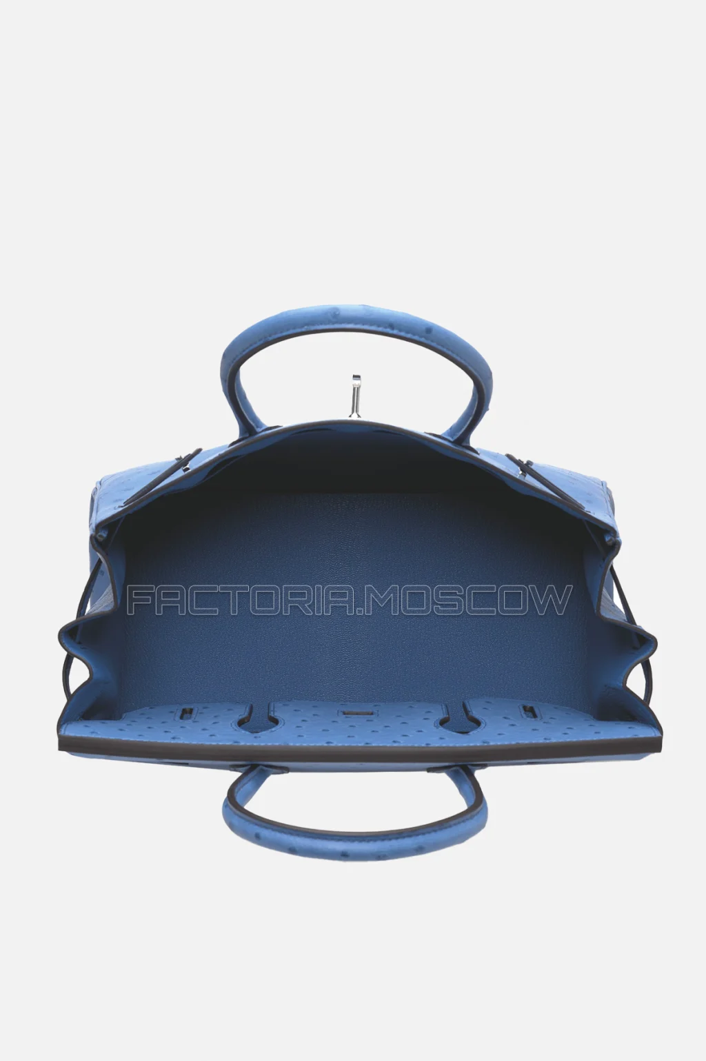 Hermes Birkin 30 Bleu Mykonos Ostrich PHW