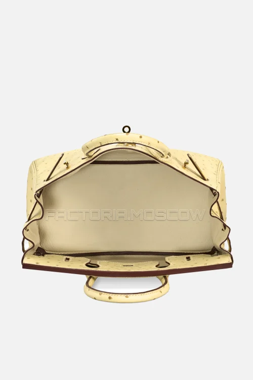 Hermes Birkin 30 Parchemin Ostrich GHW