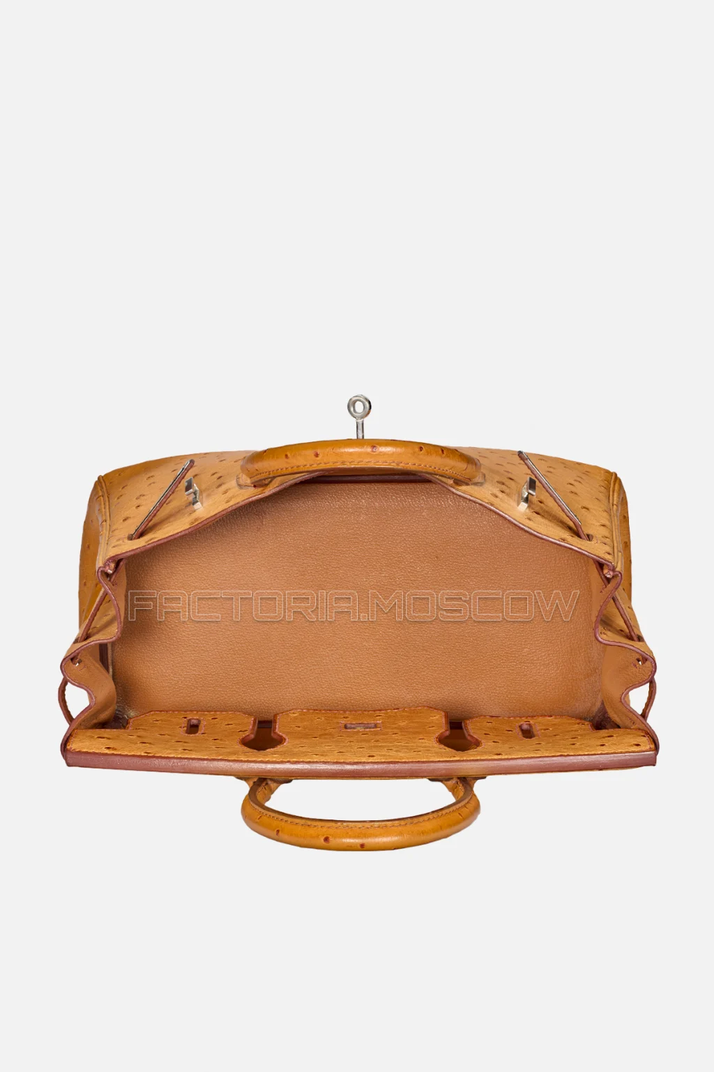 Hermes Birkin 30 Cognac Ostrich PHW