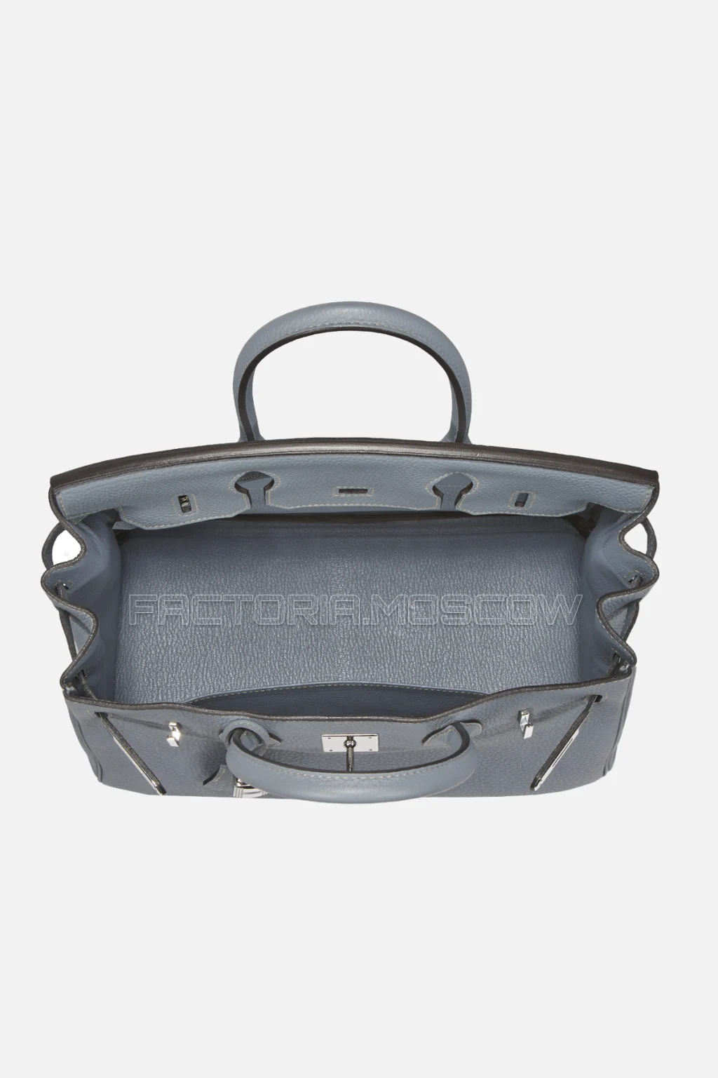 Hermes Birkin 30 Bleu Lin Clemence PHW