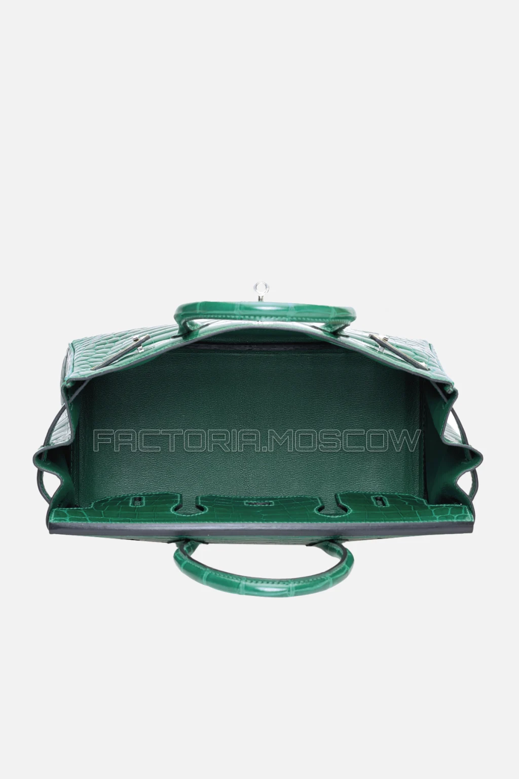 Hermes Birkin 30 Shiny Vert Émeraude Niloticus Crocodile PHW