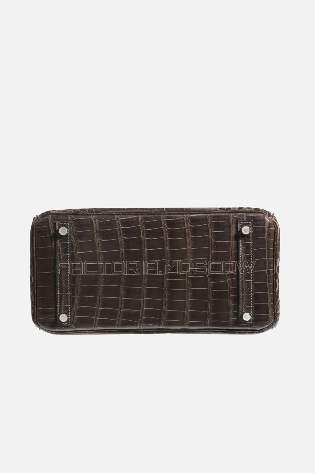 Hermes Birkin 30 Shiny Graphite Niloticus Crocodile PHW