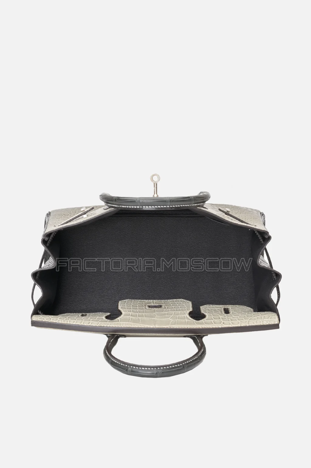 Hermes Birkin 30 Matte Gris Perle/Graphite Alligator PHW