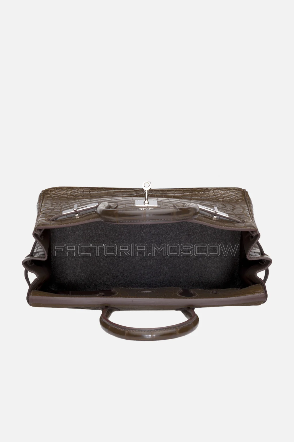 Hermes Birkin 30 Matte Gris Elephant Niloticus Crocodile PHW