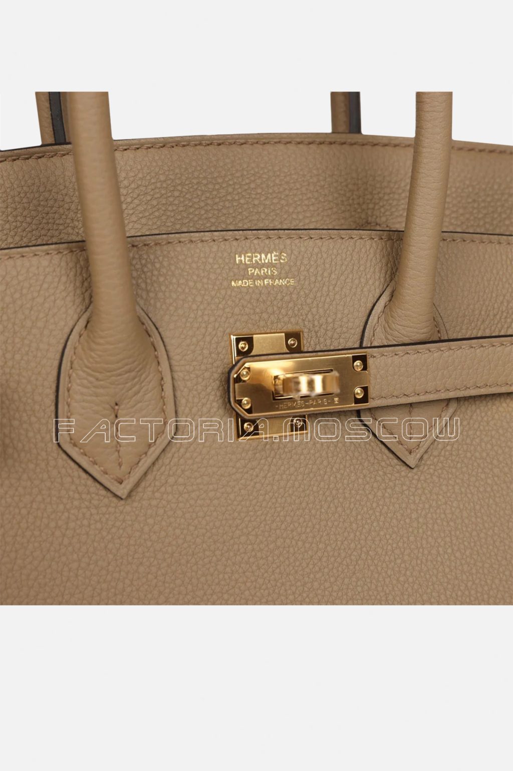 Hermès Birkin 25 Beige Marfa Togo GHW