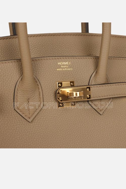 Hermès Birkin 25 Beige Marfa Togo GHW