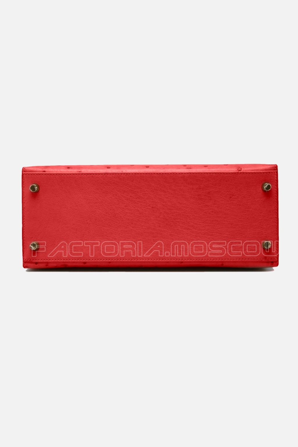 Hermes Kelly Sellier 28 Ostrich Rouge Vif GHW