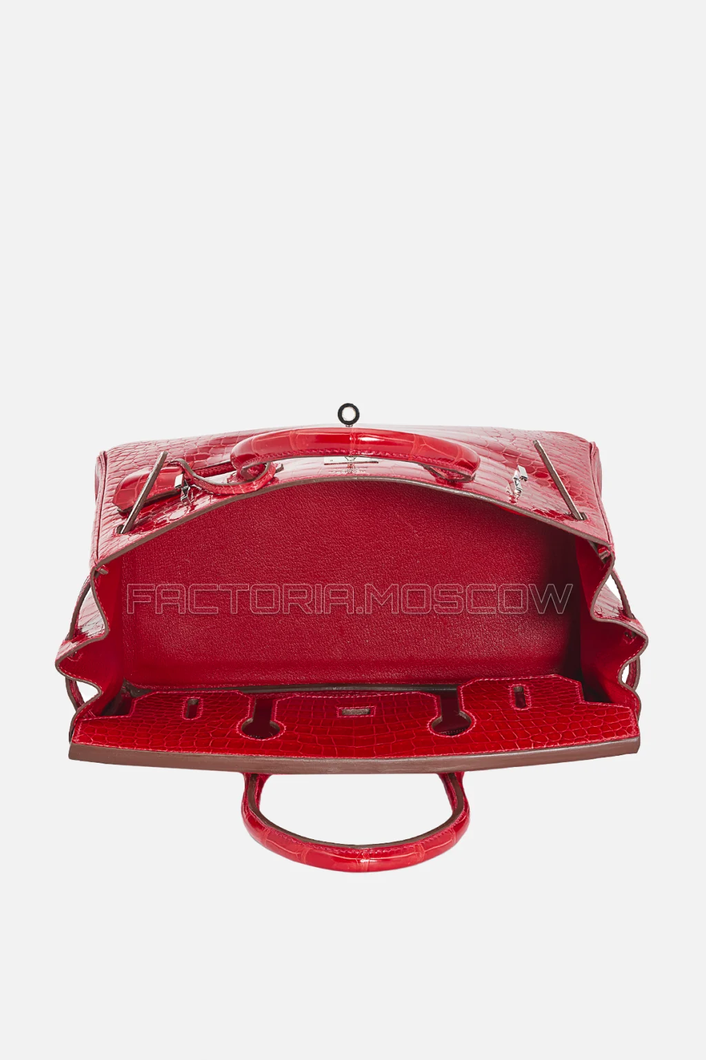 Hermes Birkin 30 Shiny Braise Porosus Crocodile PHW