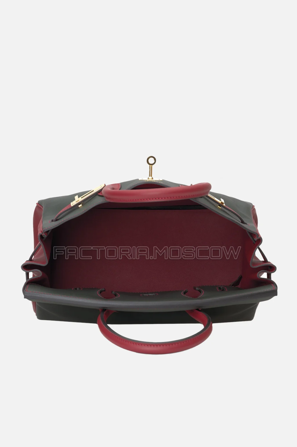 Hermes Birkin 30 Black/Rouge Grenat Swift GHW