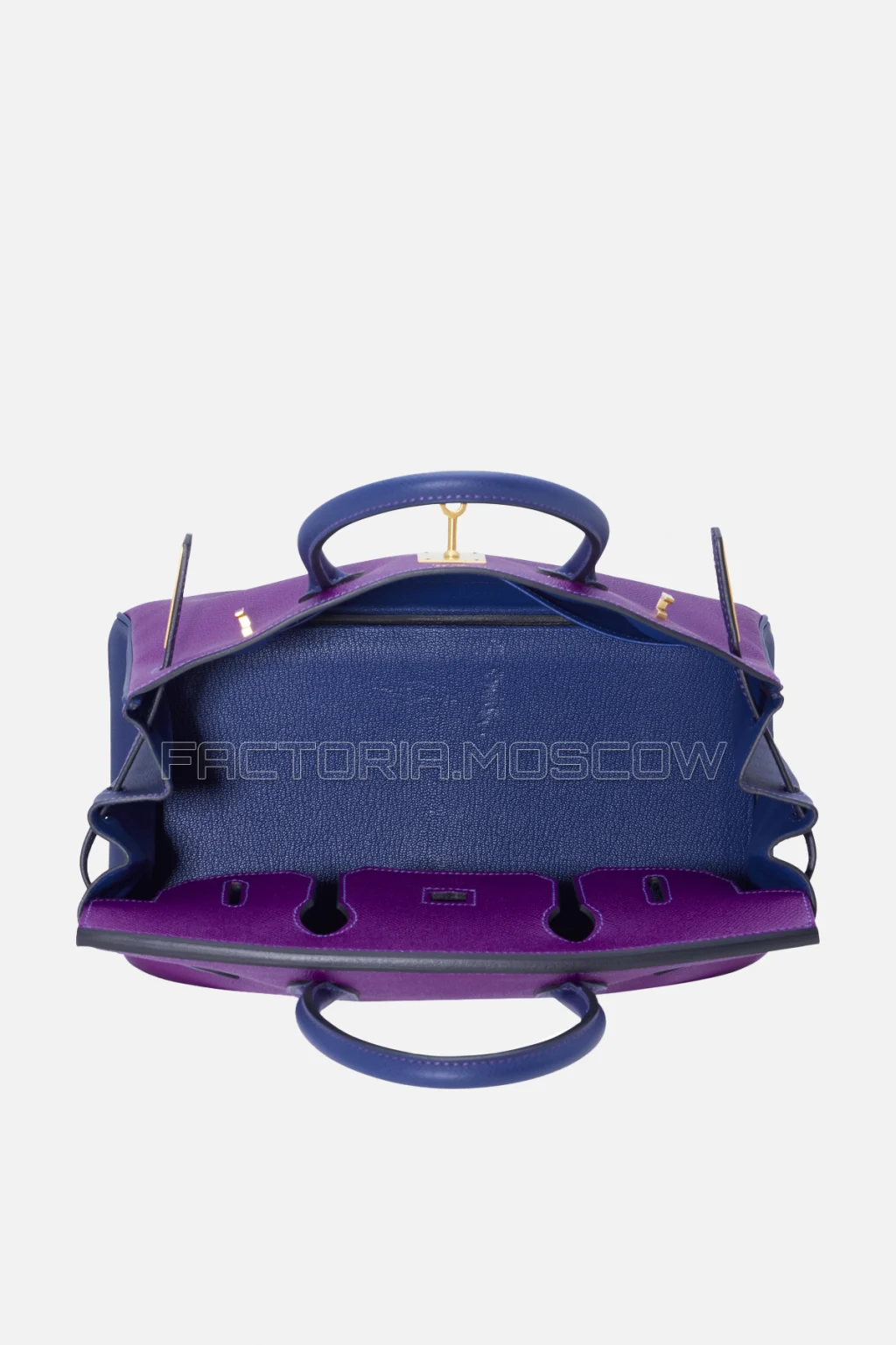 Hermes Birkin 30 Anemone/Bleu Saphir Epsom GHW