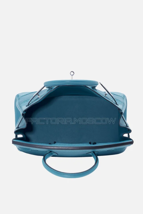 Hermes Birkin Ghillies 30 Turquoise Togo/Swift PHW